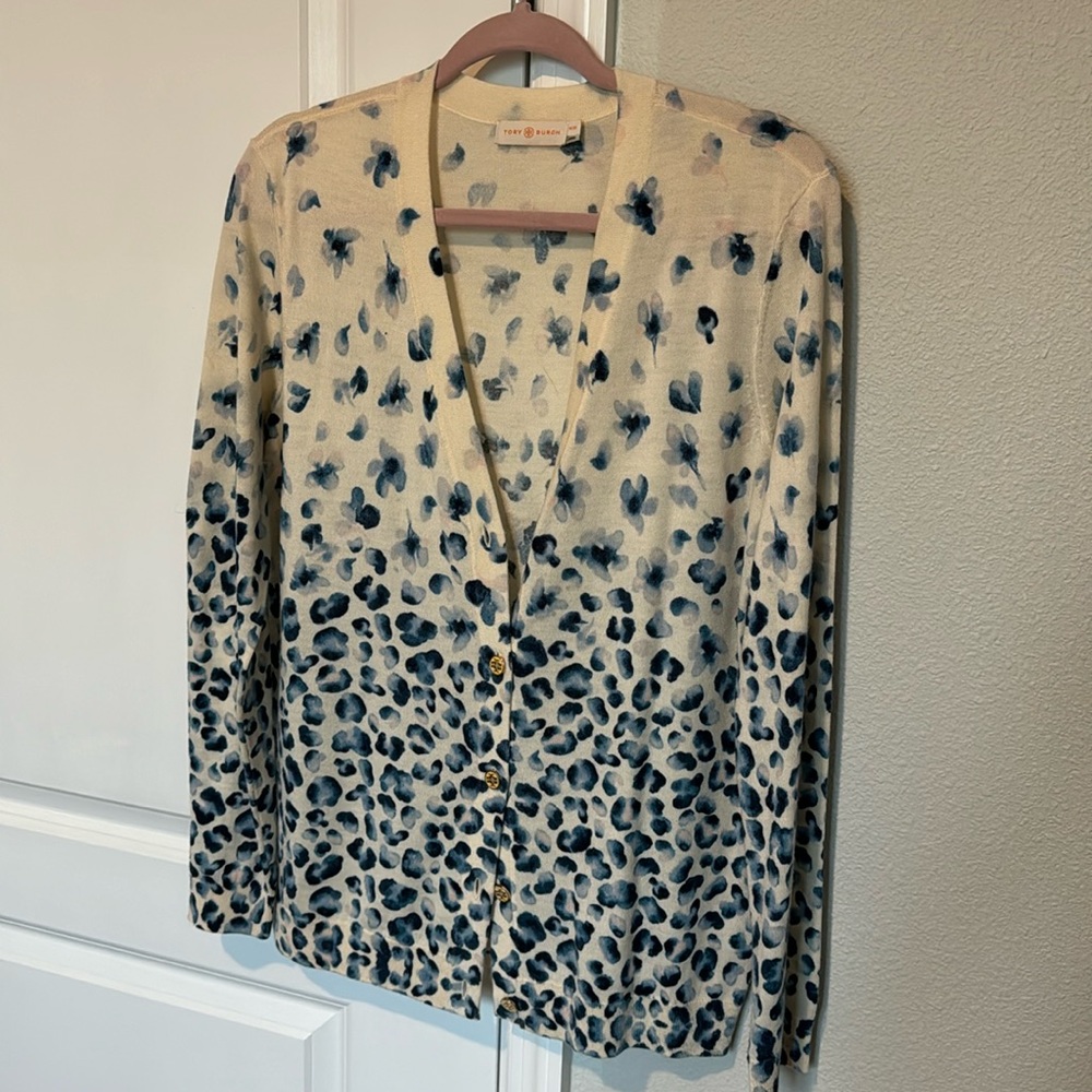 Beautiful Tory Burch cardigan worn once